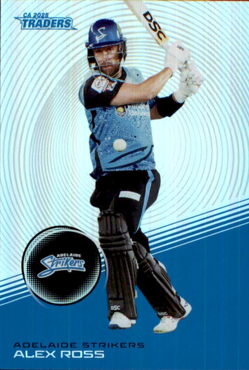 Alex Ross, #S059, Silver Parallel, 2025-26 TGI TLA CA Cricket Traders
