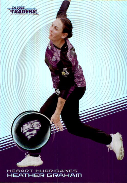 Heather Graham, #S087, Silver Parallel, 2025-26 TGI TLA CA Cricket Traders