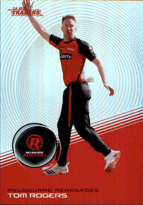 Tom Rgers, #S095, Silver Parallel, 2025-26 TGI TLA CA Cricket Traders