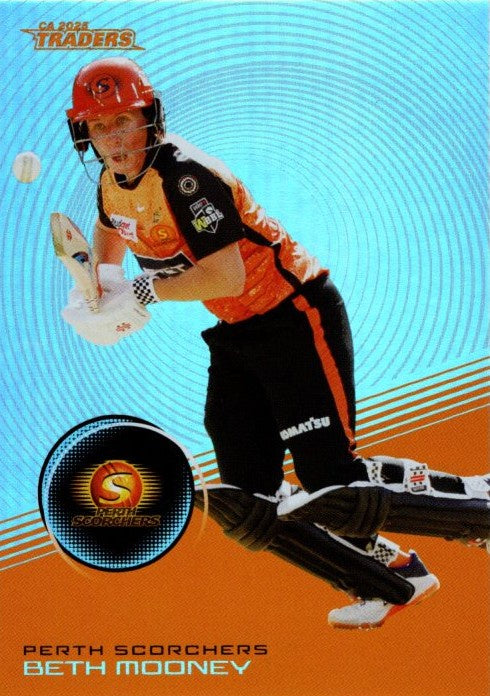 Beth Mooney, #S126, Silver Parallel, 2025-26 TGI TLA CA Cricket Traders