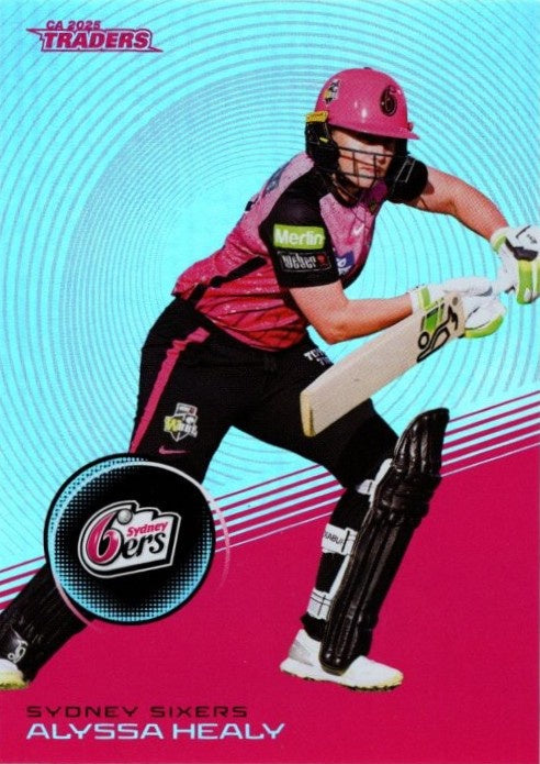 Alyssa Healy, #S137, Silver Parallel, 2025-26 TGI TLA CA Cricket Traders