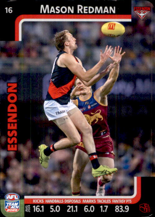 2025 Teamcoach AFL Common Cards - Cards 1 to 100 - Pick Your Card