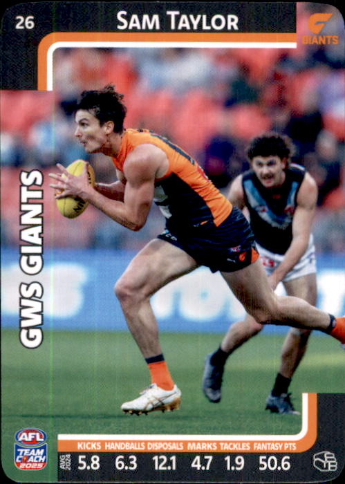 2025 Teamcoach AFL Common Cards - Cards 1 to 100 - Pick Your Card