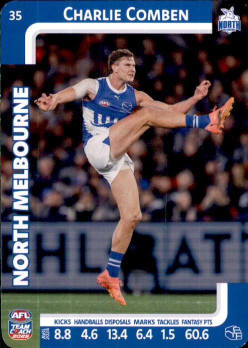 2025 Teamcoach AFL Common Cards - Cards 1 to 100 - Pick Your Card