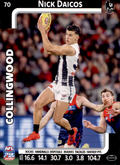 2025 Teamcoach AFL Common Cards - Cards 1 to 100 - Pick Your Card