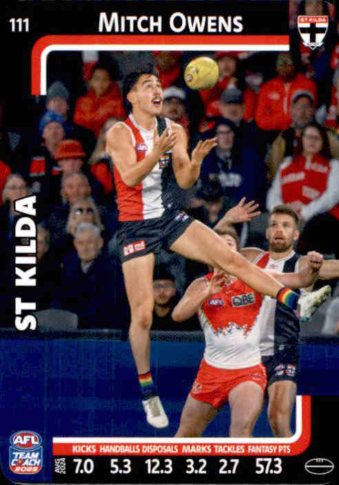 2025 Teamcoach AFL Common Cards - Cards 101 to 198 - Pick Your Card
