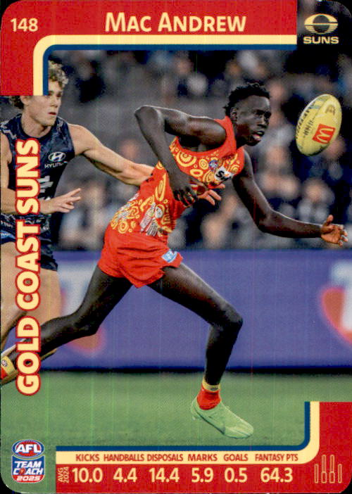 2025 Teamcoach AFL Common Cards - Cards 101 to 198 - Pick Your Card