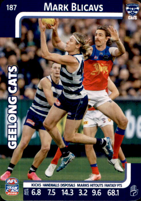 2025 Teamcoach AFL Common Cards - Cards 101 to 198 - Pick Your Card