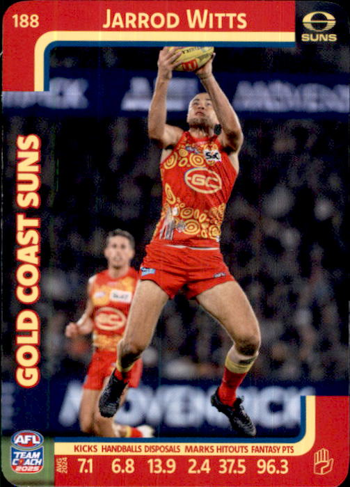 2025 Teamcoach AFL Common Cards - Cards 101 to 198 - Pick Your Card