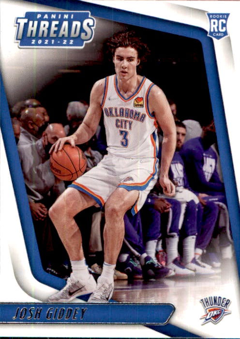 Josh Giddey, RC, Threads, 2021-22 Panini Chronicles Basketball NBA