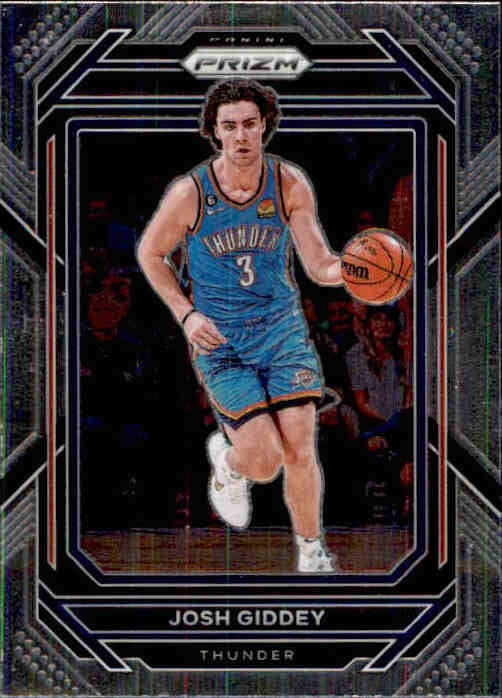 Josh Giddey, #61, 2022-23 Panini Prizm Basketball NBA