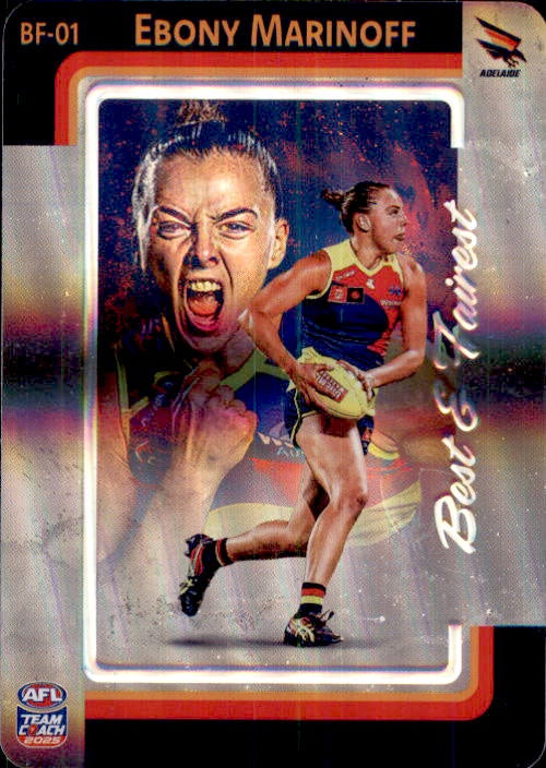 2025 Teamcoach AFLW Best & Fairest Cards - Cards BF-01 to BF-18 - Pick Your Card
