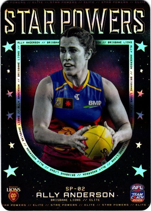 2025 Teamcoach AFLW Star Powers Cards - Cards SP-01 to SP-18 - Pick Your Card