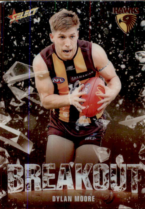 Dylan Moore, B48, Breakout, 2025 Select AFL Footy Stars