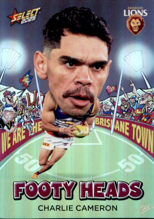 Charlie Cameron, FH9, Footy Heads, 2025 Select AFL Footy Stars
