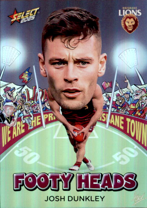 Josh Dunkley, FH10, Footy Heads, 2025 Select AFL Footy Stars