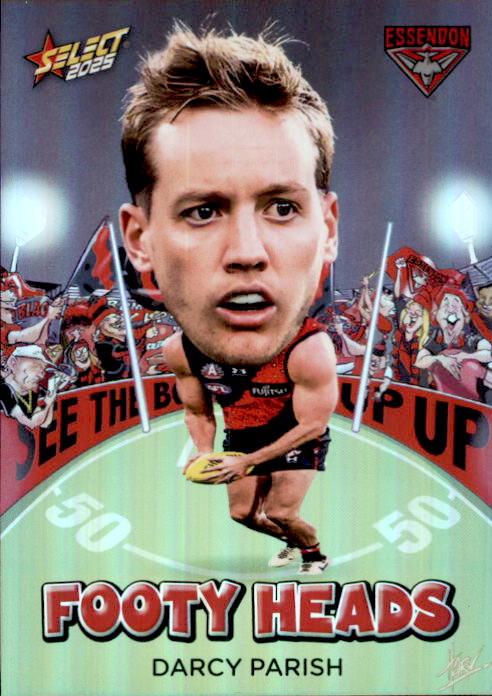 Darcy Parish, FH30, Footy Heads, 2025 Select AFL Footy Stars