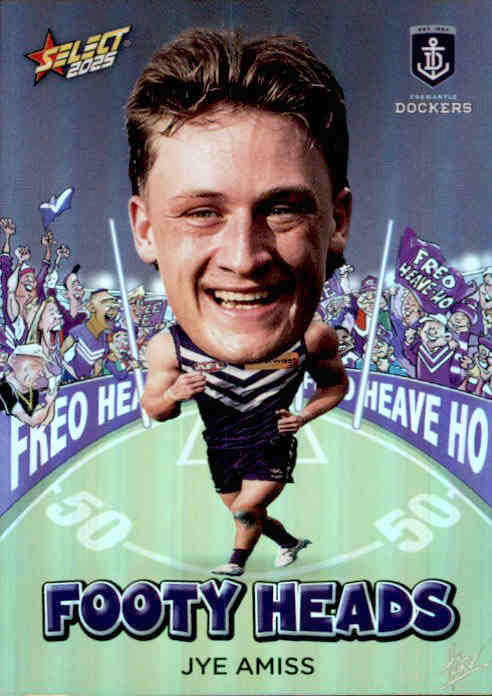 Jye Amiss, FH31, Footy Heads, 2025 Select AFL Footy Stars