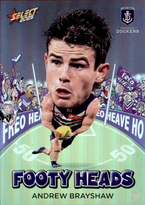 Andrew Brayshaw, FH32, Footy Heads, 2025 Select AFL Footy Stars