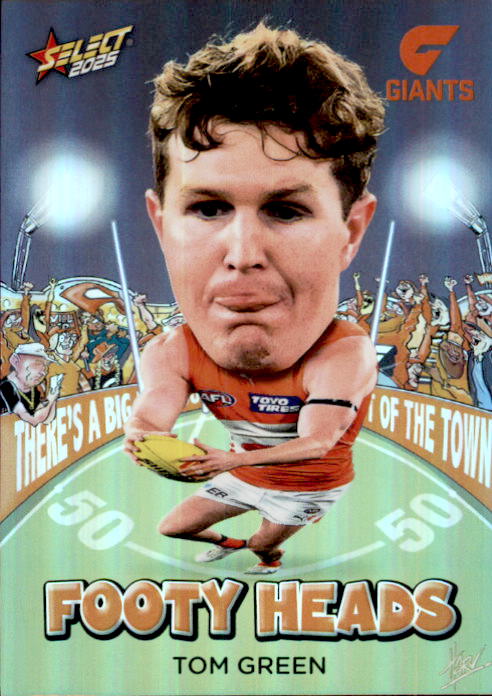 Tom Green, FH44, Footy Heads, 2025 Select AFL Footy Stars