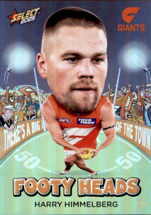 Harry Himmelberg, FH46, Footy Heads, 2025 Select AFL Footy Stars