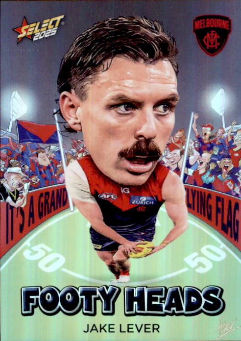 Jake Lever, FH63, Footy Heads, 2025 Select AFL Footy Stars