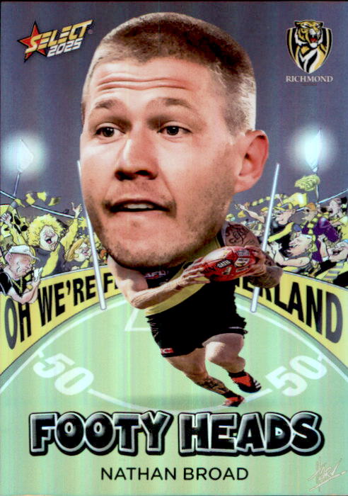 Nathan Broad, FH80, Footy Heads, 2025 Select AFL Footy Stars