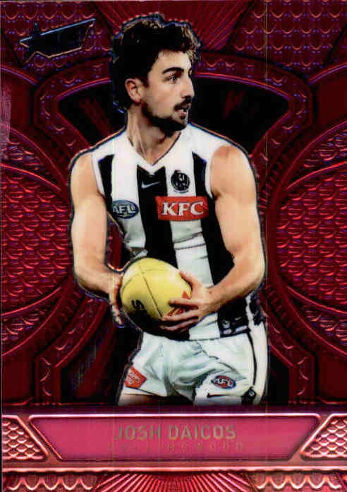 Josh Daicos, LDP16, Luminous Dragon Scales Pink, 2025 Select AFL Footy Stars