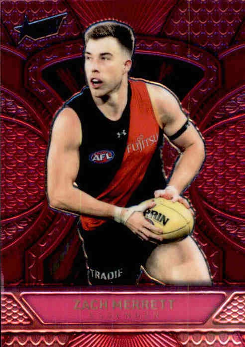 Zach Merrett, LDP24, Luminous Dragon Scales Pink, 2025 Select AFL Footy Stars