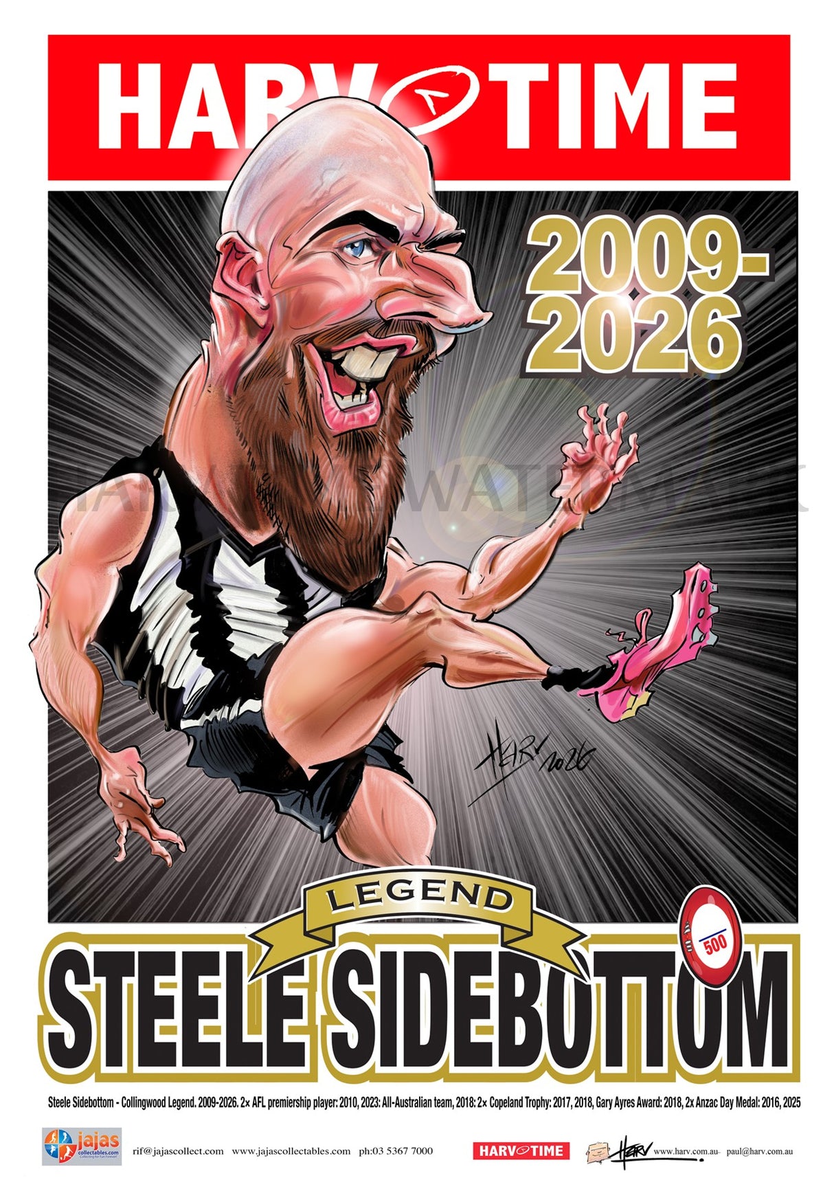 Steele Sidebottom, Legend, Harv Time Poster