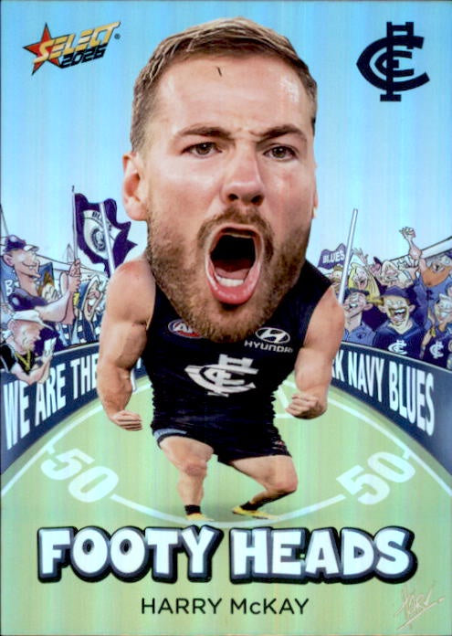 Harry McKay, FH16, Footy Heads, 2026 Select AFL Footy Stars