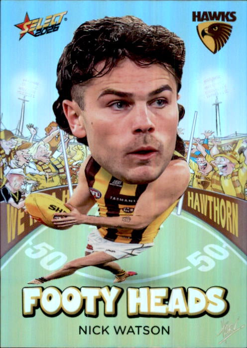 Nick Watson, FH59, Footy Heads, 2026 Select AFL Footy Stars