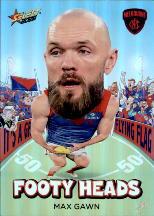 Max Gawn, FH62, Footy Heads, 2026 Select AFL Footy Stars