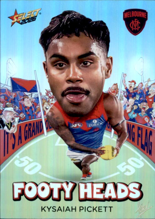 Kysaiah Pickett, FH65, Footy Heads, 2026 Select AFL Footy Stars