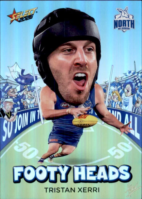 Tristan Xerri, FH72, Footy Heads, 2026 Select AFL Footy Stars