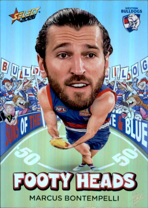 Marcus Bontempelli, FH103, Footy Heads, 2026 Select AFL Footy Stars