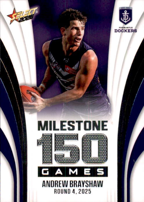 Andrew Brayshaw, MG33, Milestone, 2026 Select AFL Footy Stars