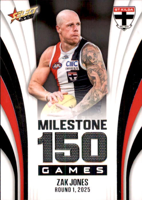 Zak Jones, MG80, Milestone, 2026 Select AFL Footy Stars