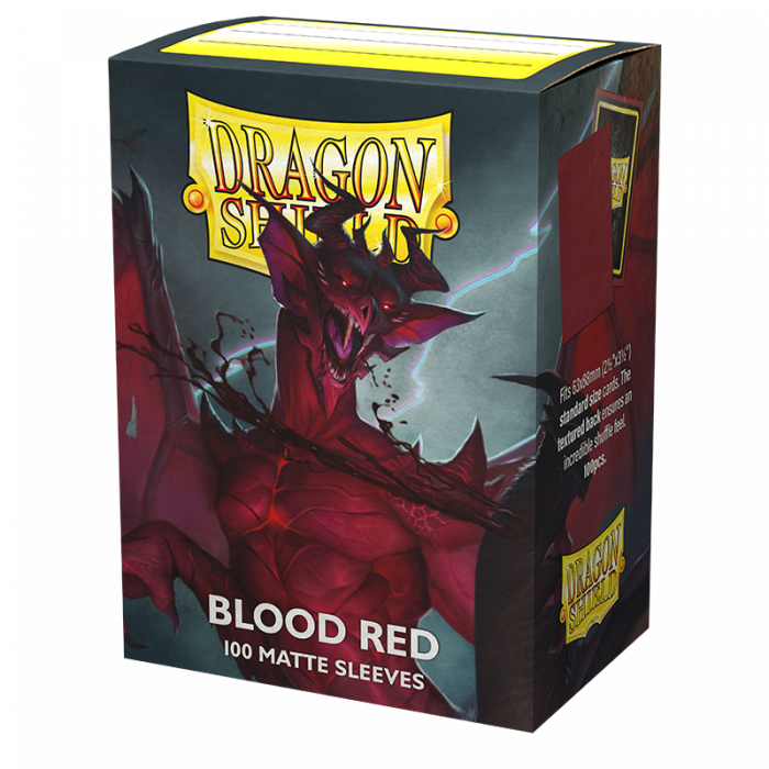 Dragon Shield: Sleeves – Matte – Blood Red