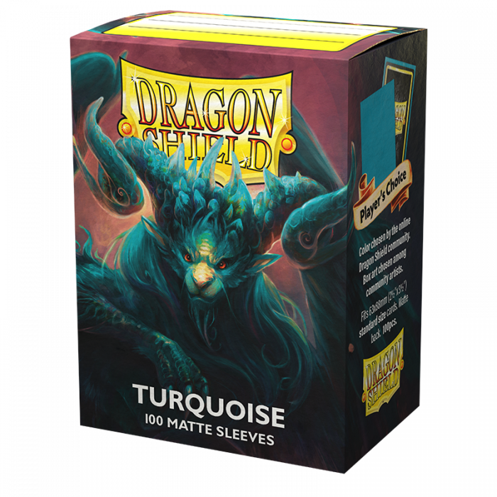 Dragon Shield: Sleeves – Matte – Turquoise Atebeck