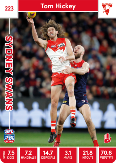 2023 Teamcoach AFL Common Cards -  Cards 201 to 225 - Pick Your Card
