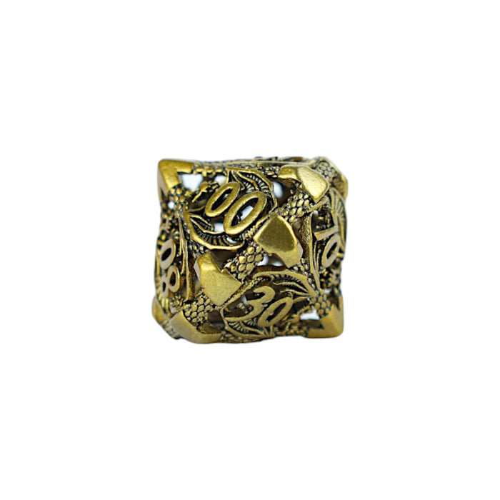 LPG Dice RPG Set Hollow Dragon - Ancient Bronze