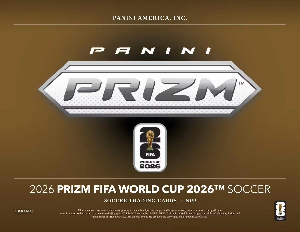 2026 Panini Prizm FIFA World Cup Soccer Mega Box