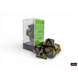 CHX 24405 Brush Polyhedral Deep Forest/gold 7-Die Set