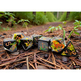 CHX 24405 Brush Polyhedral Deep Forest/gold 7-Die Set