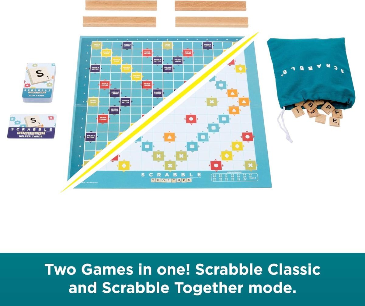 Scrabble - Core Wood - ENGLISH - New Version