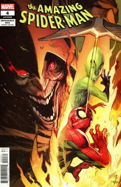 The Amazing Spider-Man, Vol. 7, #4 Pepe Larraz Impossible Man Pop-Up Variant Comic
