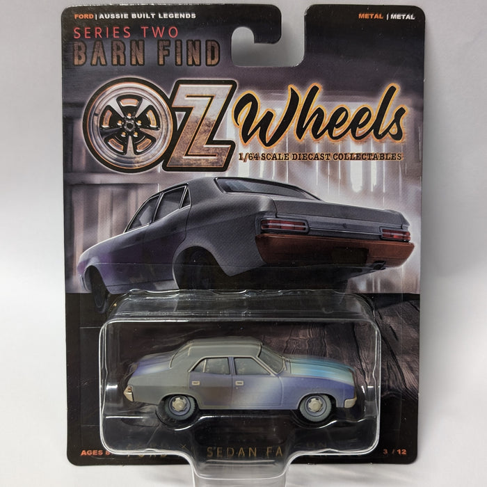 Ford XC Sedan Falcon 500, #3/12, Barn Find, Oz Wheels Series 2, 1:64 Scale Diecast Car