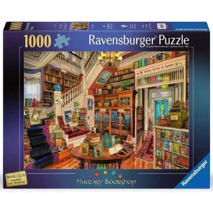 Ravensburger - The Fantasy Bookshop - 1000 Piece Jigsaw Puzzle