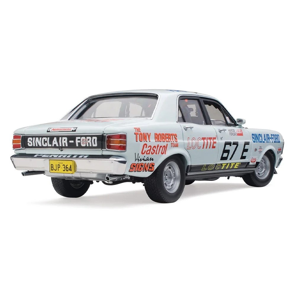 Classic Carlectables Ford XW Falcon GT-HO Phase II Bathurst 1970 67E - Tony Roberts, 1:18 Scale Diecast Model Car